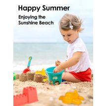 18PCS Summer Beach Set Giocattoli Per I Bambini Scavare Sabbia Secchio di Plastica Bottiglia di Irrigazione Pale Per Bambini Beach Giochi d'acqua Giocattoli Strumenti