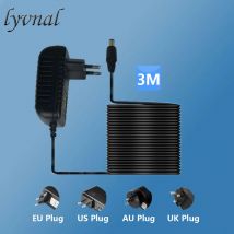DC12V 2A Netzteil Adapter 3M Kabel 12V Sicherheit Professionelle Konverter EU/US/AU/UK Adapter für CCTV Kamera CCTV system