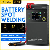 FNIRSI SWM-10 Batteria portatile Saldatore a punti Schermo TFT Palmare Saldatrice FAI DA TE 5000mAh 18650 Batteria MAX 0.25mm Foglio di Nichel