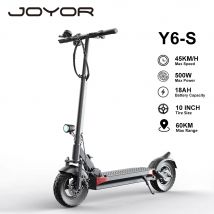 JOYOR Y6-S Pieghevole Scooter Elettrico Per Adulti E-Scooter 45 KM/H Monopattino Elettrico 500W Skateboard 48V 18Ah Cavalletto 10 "Pneumatico