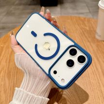 Luxury Clear Magnetic For Magsafe Wireless Charge Case For iPhone 17 Pro Max Air 16 15 14 Plus 13 12 11 Pro Max Acrylic Cover