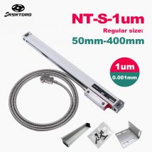 Hochpräzise, schlanke lineare Glasmaßstab-Positionierungssysteme (1 µm, 5 V TTL, 100, 200, 300) – Optischer Encoder mit Gittermuster für Schleifmaschinen und Drehbänke (Industriequalität)