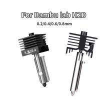 Original H2D H2S H2C Hotend Kit For Bambu Lab Fast Speed Hot End Assembly 0.2/0.4/0.6/0.8mm Hardened steel Nozzle 3D PrinterPart