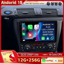 Android 15 Für BMW 1-Serie E88 E82 E81 E87 2004 - 2011 2K QLED Android Auto Radio multimedia Video Player GPS stereo CarPlay 4G