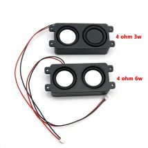 1 stücke 4 ohm 3 watt 4 ohm 6 watt Full Range Klar Sound Hohlraum Lautsprecher Dual Vibration membran audio lautsprecher Box Für TV computer
