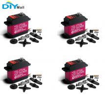 4pcs ds3230pro 30kg digitales Servo, ds3230 pro großes Drehmoment 6V Edelstahl getriebe ip66 wasserdichtes RC-Servo mit 25t Servo arm