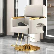 Luxury Lifter Salon Chair Metal Protector Backrest Swivel Barber Chair Nordic Comfy Cadeira De Cabeleireiro Salon Furniture