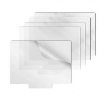 Foglio acrilico da 1/3/5 pezzi colato trasparente per pannello trasparente con Base luminosa a LED con progetti di visualizzazione fai da te da tavolo con pellicola protettiva