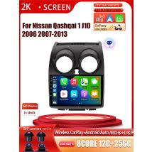 Android 15 For Nissan Qashqai 1 J10 2006 2007-2013 CarPlay Auto Radio Multimidia Video Player GPS  NO 2 Din Dvd WIFI 360 Camera