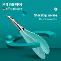 MR.GREEN Tagliaunghie per unghie incarnite antispruzzo Tagliaunghie per olecrano Strumenti professionali per pedicure Acciaio inossidabile
