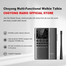 Choyong WT2 Multi-Functional Walkie Talkie Professional/Business Long range Global Public Intercom Rechargable Handheld