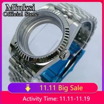 Miuksi 36mm/40mm sapphire glass watch case fit NH35 NH36 NH34 ETA2824 2836 Mingzhu DG2813 3804 Miyota8205 8215 PT5000 movement
