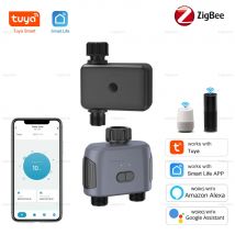 Tuya Smart Zigbe Automatische Wasser Timer Garten Bewässerung Bewässerung Sprinkler Programmierer Wert Unterstützung Alexa Google Smart Leben