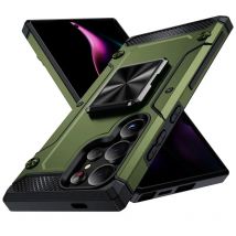 360 °   Ring Kickstand Handyhülle für Samsung Galaxy S25 Ultra S24 Plus A05S A05 A35 A55 A25 Kunststoff Hartschale Konservierungsabdeckung