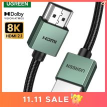 UGREEN HDMI-compatible Cable 8K/60Hz Video Cables for TV Xiaomi Box Splitter Switcher 3D HDCP Computer Laptops Displays Cord