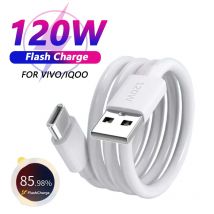 Vivo iQOO 12 11 10 9 Pro Schnellladegerät 120 W Super Flash Charge Typ C Kabel für IQOO Neo 8 7 Racing 6SE X90Pro X80 X Find
