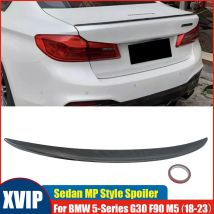 Xvip glänzend carbon mp style kofferraum spoiler flügel für bmw 5 series g30 530i 540i f90 m5 2010-2015 sedan kofferraum spoiler boot flügel lippe