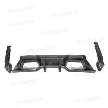 SQ Style Car Rear Bumper Diffuser Spoiler For BMW 2 Series G87 M2 2022+ Dry Carbon Fiber Rear Diffuser Lip Body Kits FRP