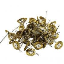 50PCS/100PCS Spazzole per ruote metalliche Spazzole per lucidatura Accessori per la lavorazione del legno fai da te Utensile rotante per smerigliatrice elettrica per stile Dremel