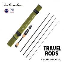 TSURINOYA INTRUDER 1.6/1.68/1.8m 5 Sec Portable Spinning Casting Fishing Rod For Trout Bass Pike Mountain Stream Packable Rod