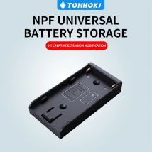 NP F Battery Adapter Plate Mount Plate Photography Accessories for Universal Camera Support Charging NP F Battery Charger