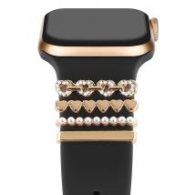 Charms für Apple Uhren armband 9 8 7 6 5 4 3 se Ultra Dekoration Diamant schmuck dekorativer Ring für Samsung Uhren armband 20mm/22mm