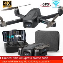 TL16GPS UVA con telecamera HD 4K 5G FPV WiFi GPS Drone 50xZoom RC Quadcopterl Motore brushless Flusso ottico Regalo Giocattolo pieghevole CO