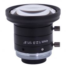4 mm Macro Lens for Machine Vision Camera 1/1.8 Inch 5MP Manual Iris F2.0 C Mount Low Distortion for FA IMX 178 CMOS Camera