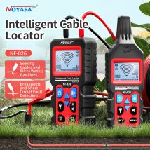 NOYAFA NF-826 Lokalizator kabli podziemnych Wykrywacz kabli Ścieżka rurociągu Ściana Podłoga Profesjonalny lokalizator kabli Zestaw do śledzenia przewodów