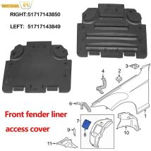 Vordere rechte/linke Rad kotflügel auskleidung Bogen Scheinwerfer lampe Zugangs abdeckung für BMW E82 E88 E90 E91 325i 51717143850 51717143849