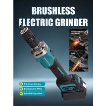 Electric Grinder Brushless Lithium Straight Grinder Multifunctional Stone Carving Grinding Machine for Makita