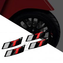 Motorcycle Wheel Decal Rim Reflective Sticker Case for Vespa GTS Supersport GTS300 GTS300ie