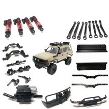 WPL C54 remote control four-wheel drive upgrade and refit original parts.