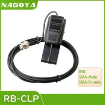NAGOYA RB-CLP Window Clip Mount Bracket RG-174/U 3m Coaxial Cable SMA-Male Female BNC Connector For Baofeng YAESU ICOM Anytone