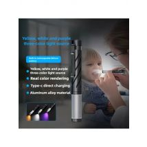 3-Color LED Pen Light, Pen Light Flashlights Pocket Bright Waterproof Pen Lights for Outdoor Inspection Work Emer