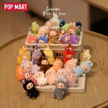 Original POP MART Labubu V4 Pin for Love Series 4th Generation Plush Doll Surprise Boxes Birthday Christmas Gift A-M N-Z