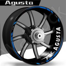 Motorcycle Wheel Stickers Rim Hub Stripe Reflective Decals For MV Agusta F3 675 800 F4RR Brutale800 920 990 1000 1090RR Dragster