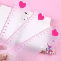 2 Stück Lineal A5 A6 Love Frosted Planer Agenda Dailybook für 6 Löcher lose Blätter Spiral Notebook Organizer Skizzenbuch Zubehör