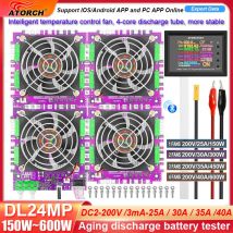 DL24MP 600W obciążenie samochodu wskaźnik napięcia Tester baterii 18650 Pack pojemność Monitor USB DC 72V Checker Tools