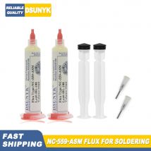 NC 559 Strzykawka topnika do lutowania Wysokiej jakości 10cc No Clean Oryginalny DSUNYK 559 Topnik spawalniczy do lutowania elektroniki
