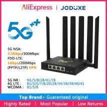 JODUXE-Link 5G CPE Router AX3000 Next-Gen 5G + WiFi 6 |   Ultraschnelles Mobilfunkinternet für Home Office & Mobilen Einsatz mit Band-Lock-Funktion