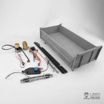 Hydraulischer Karosserie-LESU 1/14 LKW, hydraulischer Dreiwege-Muldenkipper 3348, Vollantrieb, 6 x 6 Muldenkipper mit hohem Drehmoment, Modellspielzeug
