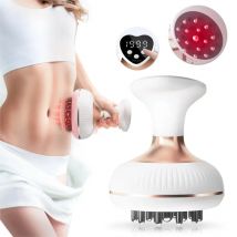 Spazzola meridiana elettrica Gua Sha Massaggiatore per il corpo EMS Impacco caldo Raschiante Macchina per il drenaggio linfatico Bruciatore di grasso