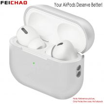 Kopfhörer-Silikonhülle für AirPods Pro 2/Airpods4, stoßfeste Abdeckung, kratzfest, mit Haken/Riemen, Earp-Kopfhörerschutz