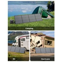 MHPOWOS 220W Foldable Solar Panel 20V Solar Charger for Ecoflow Bluetti ANKER Power station, IP67 Waterproof for Camping RV