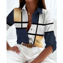 Neue Temperament Lose Hemd Frau Mode Elegante Casual Frau Hemd Langarm Bluse Wochenende Top