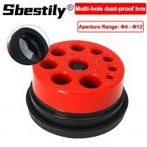 1pc Rot Multi-loch Staub Kollektor Staub Abdeckungen Staub Schüssel Staub-proof Gerät Elektrische Hammer Staub Stopper elektrische Werkzeug Zubehör