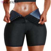 Sauna-Sweat-Shorts für Damen, hohe Taille, schlankmachende Shorts, Kompression, Workout, Übung, Body Shaper, Oberschenkel