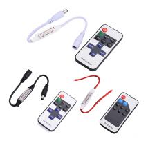 Mini 9/11 Channels Dimmer Controller DC 5-24V Wireless RF LED Remote Control 433.92 MHz Dimming Controller For LED Light Strip