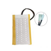 2 stücke 12V Auto Sitz Heizung Universal Carbon Faser Wärme Pads Winter Wärmer Heizung Element Kissen Abdeckung Auto Zubehör
